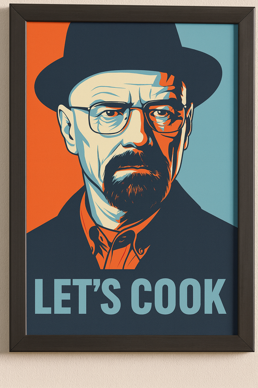 Heisenberg – Let’s Cook | A3 Premium Gloss Framed Poster