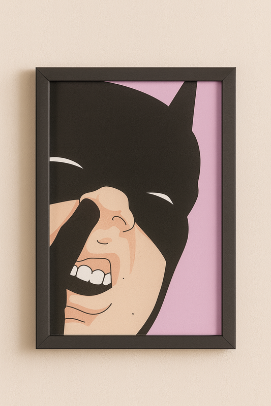 Batman Nose-Pick Pop Art – A3 Framed Poster
