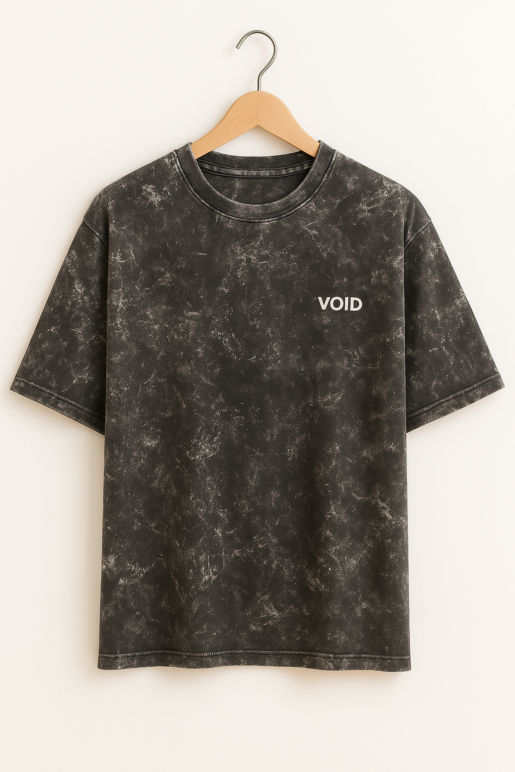 VOID Cult Inferno Acid-Wash Oversized Tee