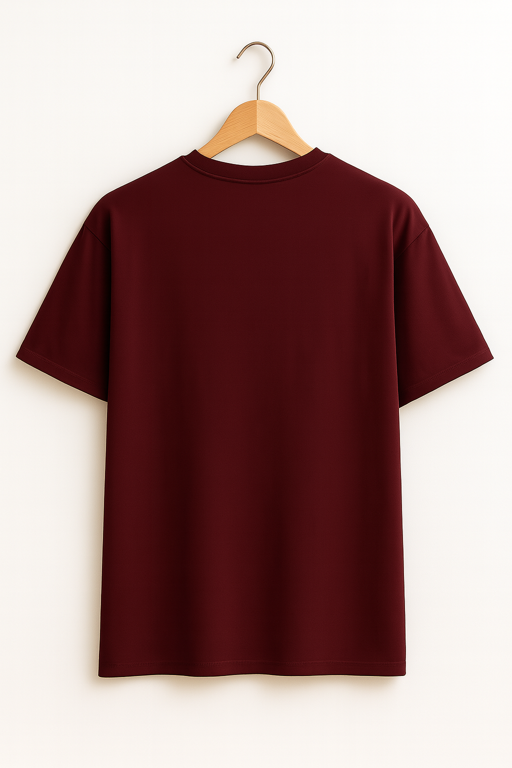 VOID Oversized Tee – MAROON DEPTH