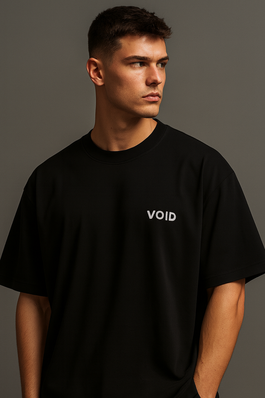 VOID Oversized Tee – BLACK VOID